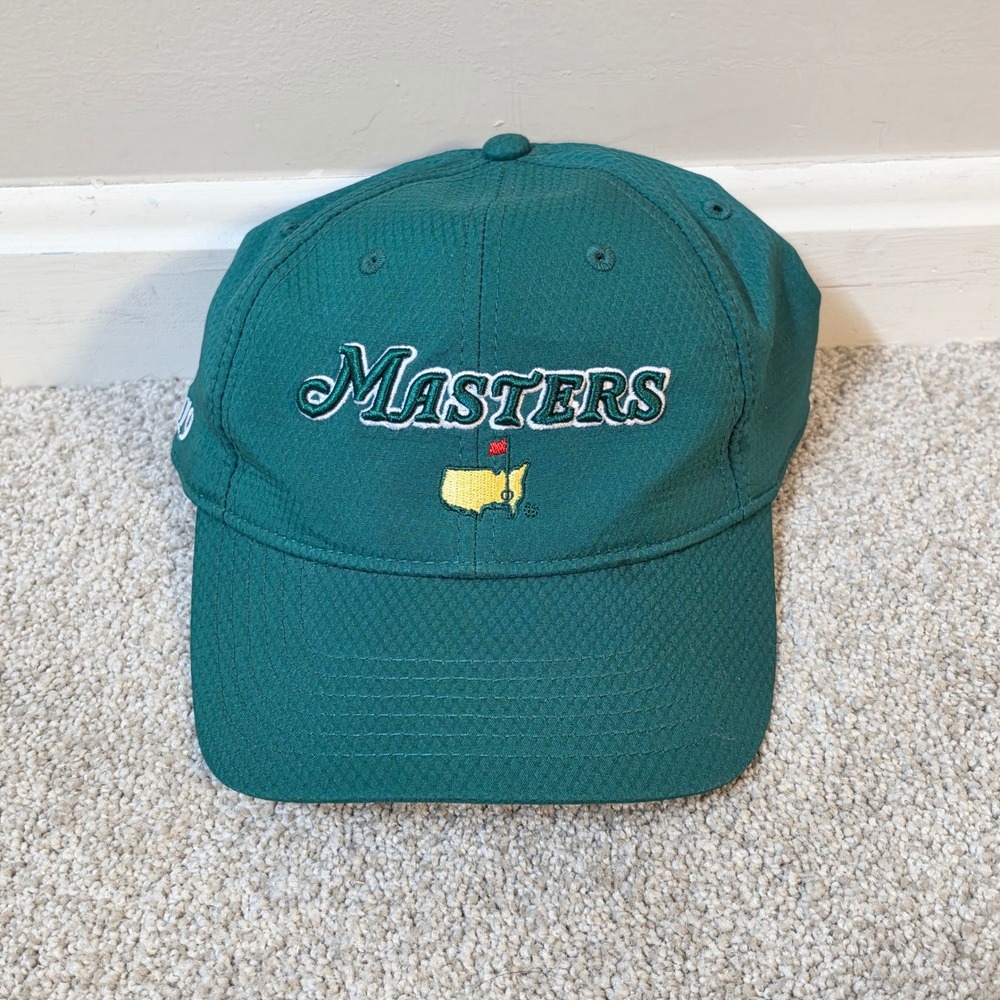 Masters‎ 2019 Golf Tournament Hat Ahead USA Green Tech Performance Cap UPF 30+